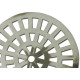 Grelha Plastica Grap Redonda Cromada 15X15 5501-Cr - Kit C/6 Grelha Plastica Grap Redonda Cromada 15X15 5501-Cr - Kit C/6