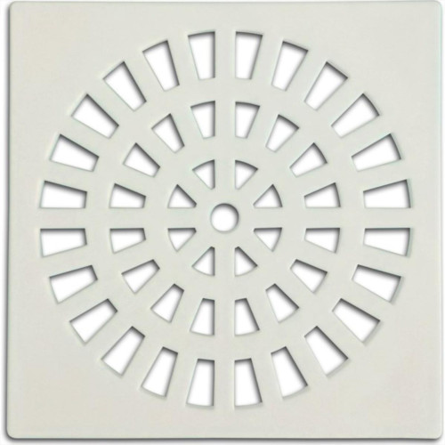Grelha Plastica Grap Quadrada Branca 15X15 5502 - Kit C/6 Grelha Plastica Grap Quadrada Branca 15X15 5502 - Kit C/6