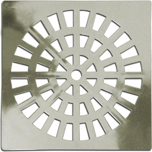 Grelha Plastica Grap Quadrada Cromada 15X15 5503-Cr - Kit C/6 Grelha Plastica Grap Quadrada Cromada 15X15 5503-Cr - Kit C/6