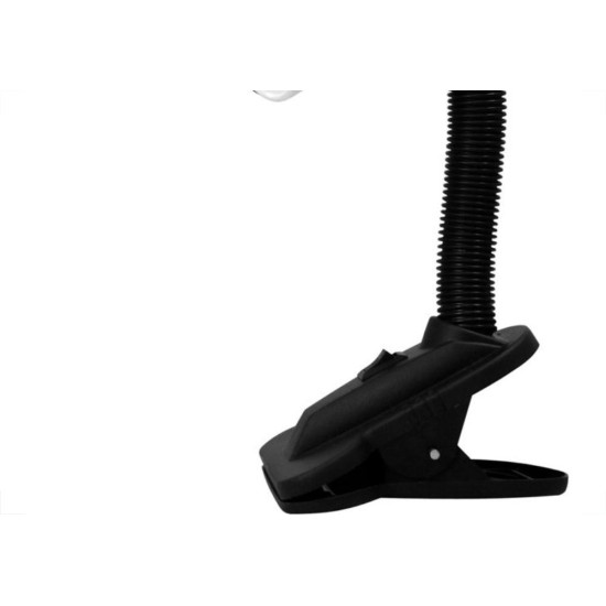 Luminaria Mesa Com Garra Taschibra Bivolt Branca -01