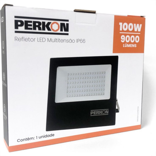 Refletor Led Perkon 100W 9000Lm 6000K 1196