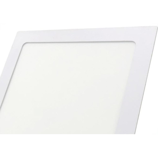 Luminaria Led Plafon Perkon Embutir Quadrado 18W 3000K 22Cm 1217