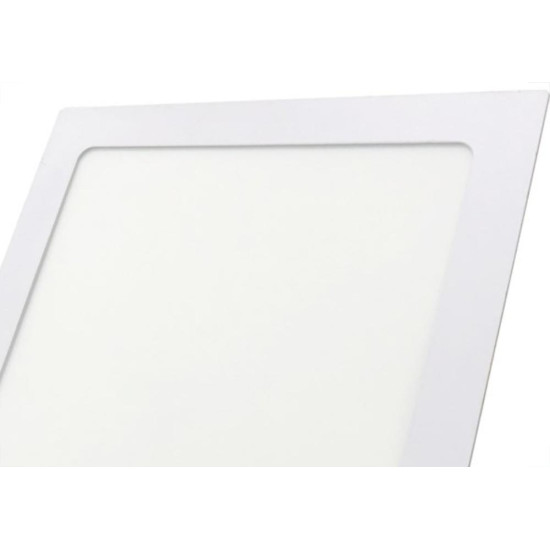 Luminaria Led Plafon Perkon Embutir Quadrado 18W 6000K 22Cm 1218