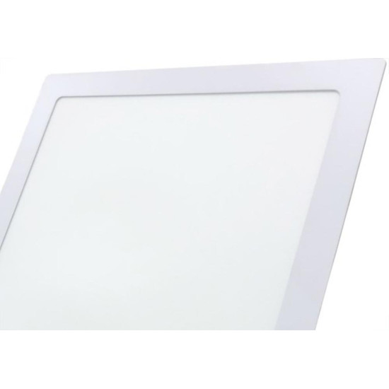 Luminaria Led Plafon Perkon Embutir Quadrado 24W 3000K 30Cm 1219
