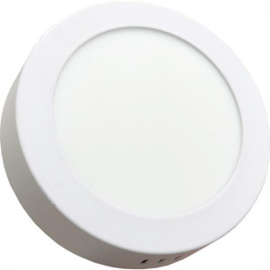 Plaf.Led Perkon Ext.Rd.06W3000K 12Cm
