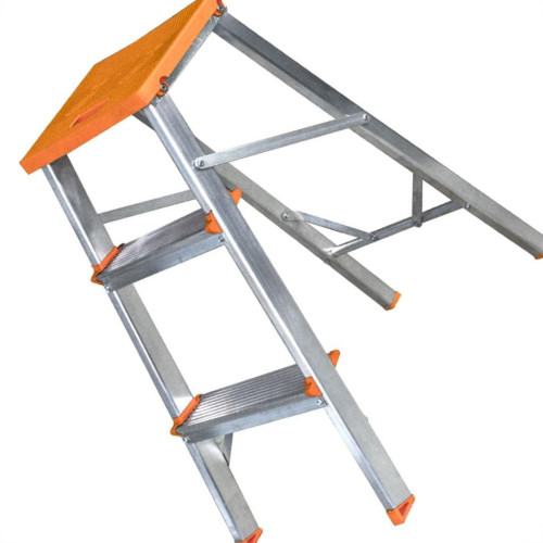 Banqueta De Aluminio Agata 3 Degraus Baq 003 Banqueta De Aluminio Agata 3 Degraus Baq 003