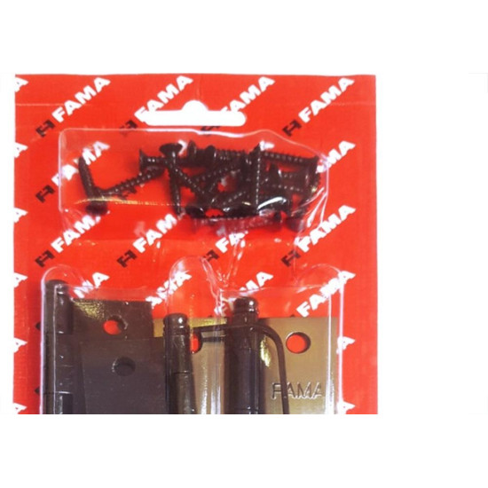 Dobradica Fama 1295 Fcb 3.1/2''Porta Camarao Blister 3 Pecas