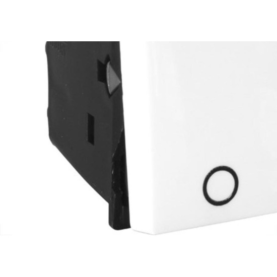 Kit C/4 - Modulo Pial Pop Branco 1 Simples Bipolar 10A Lg...