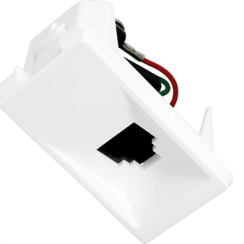Kit C/4 - Modulo Pial Pop Branco 1 Tomada Rj11 Lg090