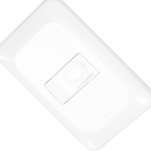 Kit C/5 - Conjunto Pial Pop 4X2 Branco Com Placa (1Furo) ...