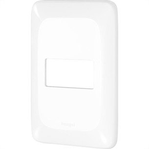 Placa Pial Pop Branca 4X2(1Modulo Horizontal) Lgp21