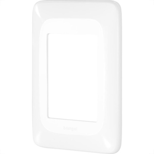 Kit C/4 - Placa Pial Pop Branca 4X2(3Modulo Horizontal) L...