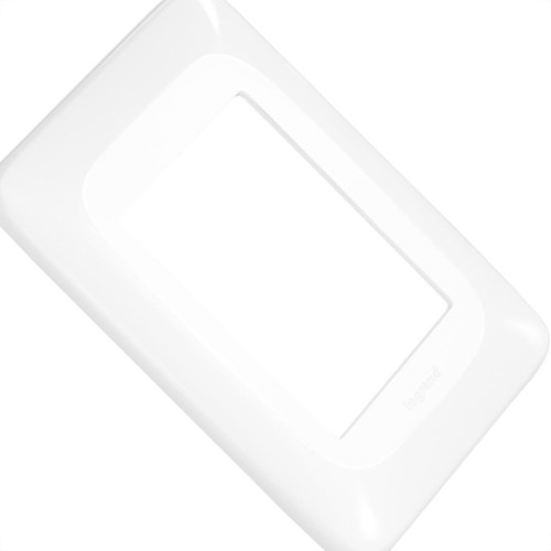 Kit C/4 - Placa Pial Pop Branca 4X2(3Modulo Horizontal) L...