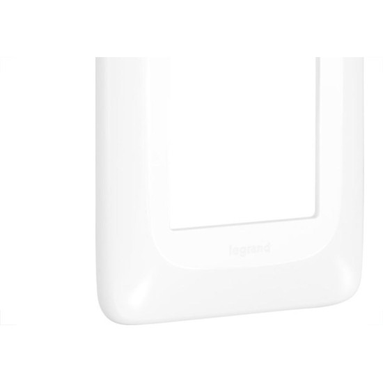 Kit C/4 - Placa Pial Pop Branca 4X2(3Modulo Horizontal) L...