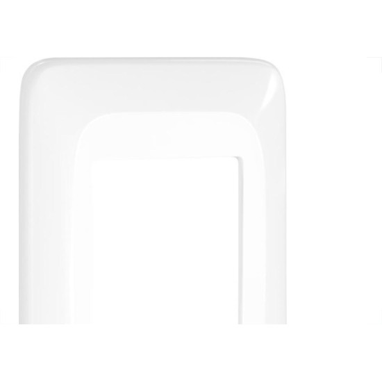 Kit C/4 - Placa Pial Pop Branca 4X2(3Modulo Horizontal) L...