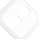 Placa Pial Pop Branca 4X4 (1+1 Horizontal) Lgp42 Placa Pial Pop Branca 4X4 (1+1 Horizontal) Lgp42
