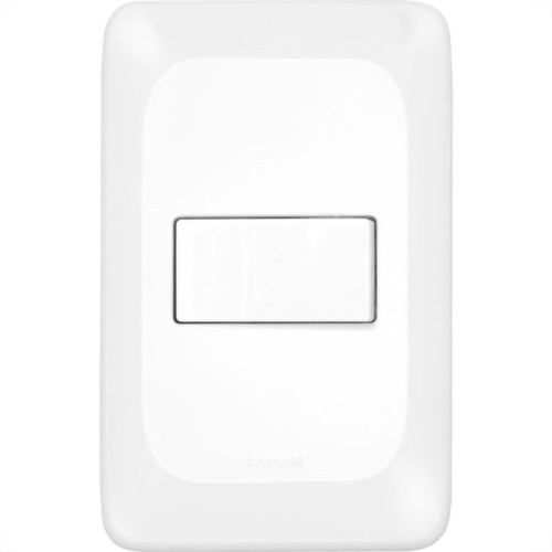 Conjunto Pial Pop 4X2 Branco Com Placa (1Simples) Lgx010