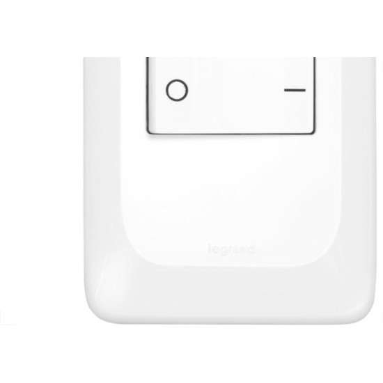 Conjunto Pial Pop 4X2 Branco Com Placa (1Bipolar) Lgx010B