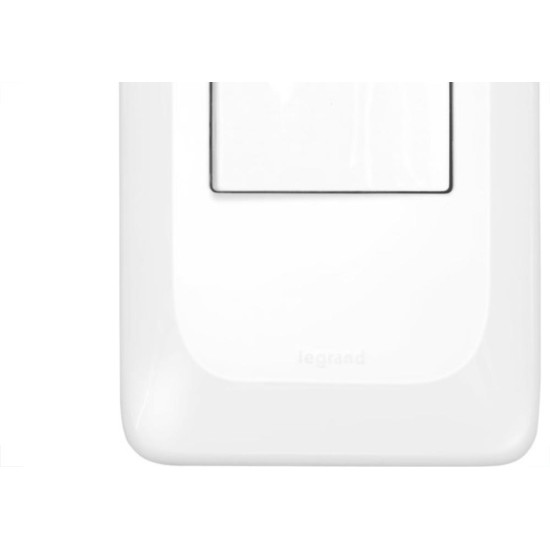 Conjunto Pial Pop 4X2 Branco Com Placa (1Paralelo) Lgx020