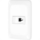 Conjunto Pial Pop 4X2 Branco Com Placa (Tomada Fone Rj11) Lgx090