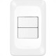 Conjunto Pial Pop 4X2 Branco Com Placa (2Simples) Lgx101