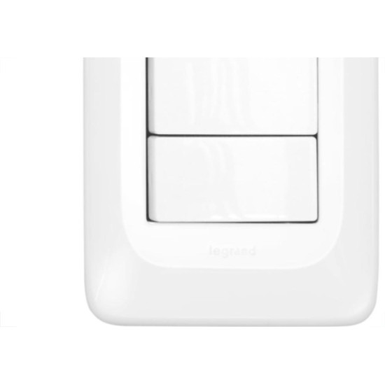 Kit C/5 - Conjunto Pial Pop 4X2 Branco Com Placa (3Parale... Kit C/5 - Conjunto Pial Pop 4X2 Branco Com Placa (3Parale...