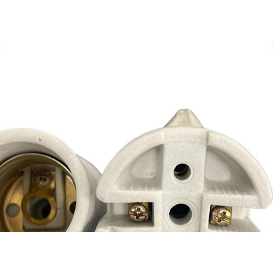 Receptaculo Rex Com Borne E27 Novo Mod - Kit C/10