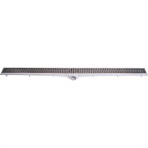 Ralo Linear Estrela Com Grelha Inox 5X100Cm 1444