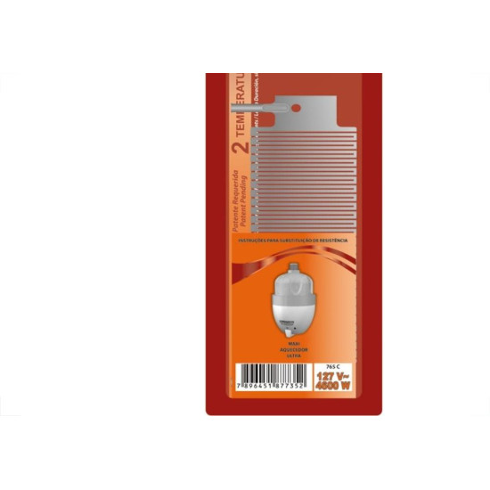 Resistencia Lorenzetti Aquecedor Maxi Ultra 127V 4600W 765C Resistencia Lorenzetti Aquecedor Maxi Ultra 127V 4600W 765C