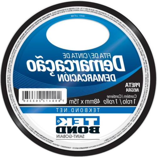 Fita Demarcacao Solo Tekbond 48X15M Preta Fita Demarcacao Solo Tekbond 48X15M Preta