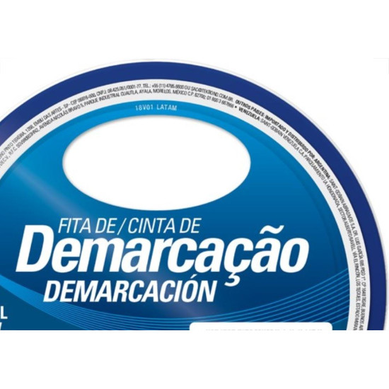 Fita Demarcacao Solo Tekbond 48X15M Azul Fita Demarcacao Solo Tekbond 48X15M Azul