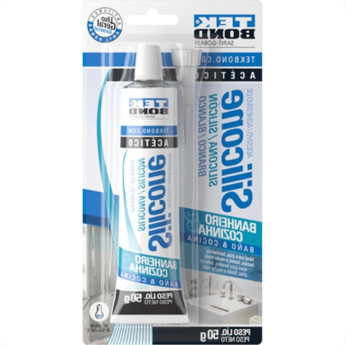 Cola Silicone Tekbond 50G Acetico Branco Cozinhawc Cola Silicone Tekbond 50G Acetico Branco Cozinhawc