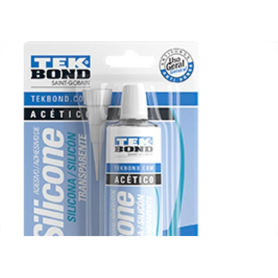 Cola Silicone Tekbond 50G Acetico Incolor Cozinhawc Cola Silicone Tekbond 50G Acetico Incolor Cozinhawc