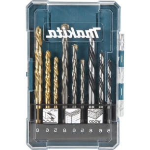Broca Aco Carbono /Videa/Aco Rapido Makita Kit Com 9 Pecas D-71962