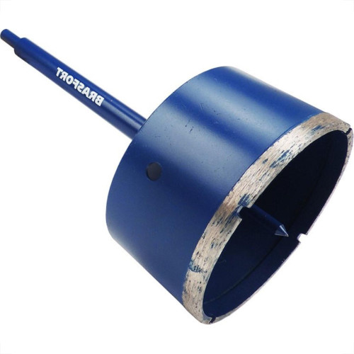 Serra Copo Diamantada Com Haste Brasfort 105Mm Seco/Agua 7950 Serra Copo Diamantada Com Haste Brasfort 105Mm Seco/Agua 7950