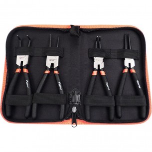Alicate Aneis Waft Interno/Externo Reto/Curvo 7'' Com 4 Pecas 6582