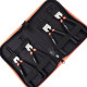 Alicate Aneis Waft Interno Externo Reto Curvo 7E'' Com 4Pecas 6582