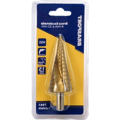 Broca Escalonada Brasfort 4 A 32Mm 7961 Broca Escalonada Brasfort 4 A 32Mm 7961