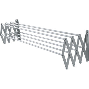 Varal Sanfonado Maxeb Aluminio Parede 1,00M 7206 Varal Sanfonado Maxeb Aluminio Parede 1,00M 7206