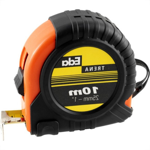 Trena Eda Emborrachada 10M/25Mm Com Trava Standard 0Be Trena Eda Emborrachada 10M/25Mm Com Trava Standard 0Be