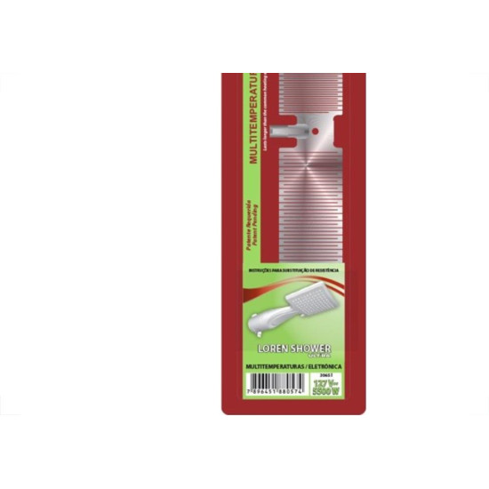 Resistencia Lorenzetti Loren Shower Eletronica/Multi 127V 5500W 3065I Resistencia Lorenzetti Loren Shower Eletronica/Multi 127V 5500W 3065I