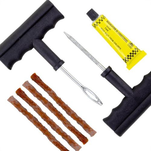 Kit Para Reparo Pneu Western Com 08 Pecas Kr-002 Kit Para Reparo Pneu Western Com 08 Pecas Kr-002