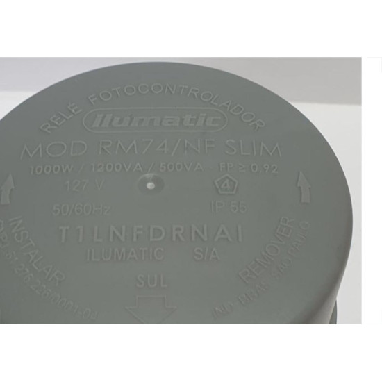 Rele Ilumatic Slim Rm-74/N 127V Nf Rele Ilumatic Slim Rm-74/N 127V Nf