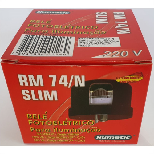 Rele Ilumatic Slim Rm-74/N 220V Nf Rele Ilumatic Slim Rm-74/N 220V Nf