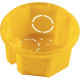 Caixinha Luz Plastica 3X3 Tramontina Amarela Orelha Pvc - Kit C/20