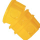 Caixinha Luz Plastica 3X3 Tramontina Amarela Orelha Pvc - Kit C/20
