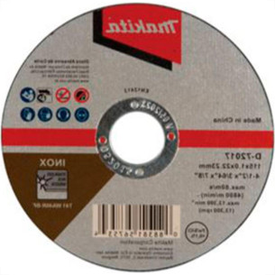 Disco De Corte Para Inox Makita 4.1/2X3/64X7/8 Fino D-72017-10