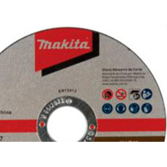 Disco De Corte Para Inox Makita 4.1/2X3/64X7/8 Fino D-72017-10