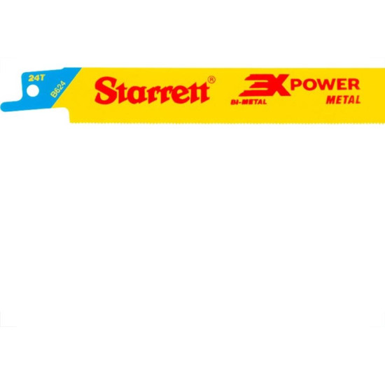 Lamina Serra Sabre Starrett 150Mm/6'' Bi-Metal 2 Pecas 24 Dentes B624-2 Lamina Serra Sabre Starrett 150Mm/6'' Bi-Metal 2 Pecas 24 Dentes B624-2