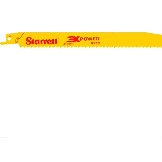 Lamina Serra Sabre Starrett 225Mm/9'' Bi-Metal 2 Pecas 6 Dentes Bt96-2 Lamina Serra Sabre Starrett 225Mm/9'' Bi-Metal 2 Pecas 6 Dentes Bt96-2